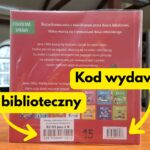 Tył książki z opisem czym jest kod wydawnictwa a czym kod biblioteczny.