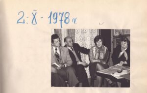 2.10.1978 - Fragment Kroniki Miejskiej Biblioteki Publicznej im. K. I. Gałczyńskiego w Sokołowie Podlaskim.