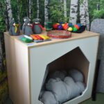 Skrzynia - wypoczynkowa w pokoju wyciszeń.