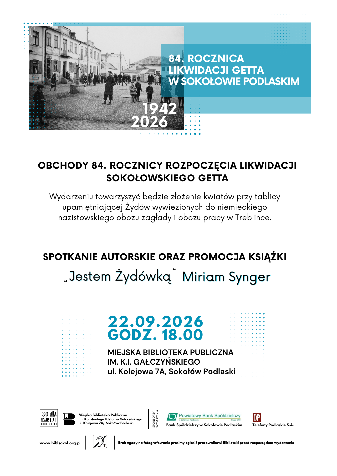 plakat z zaproszeniem na wydarzenie opisane w tekście